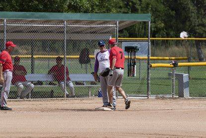 Senior college softball player gets