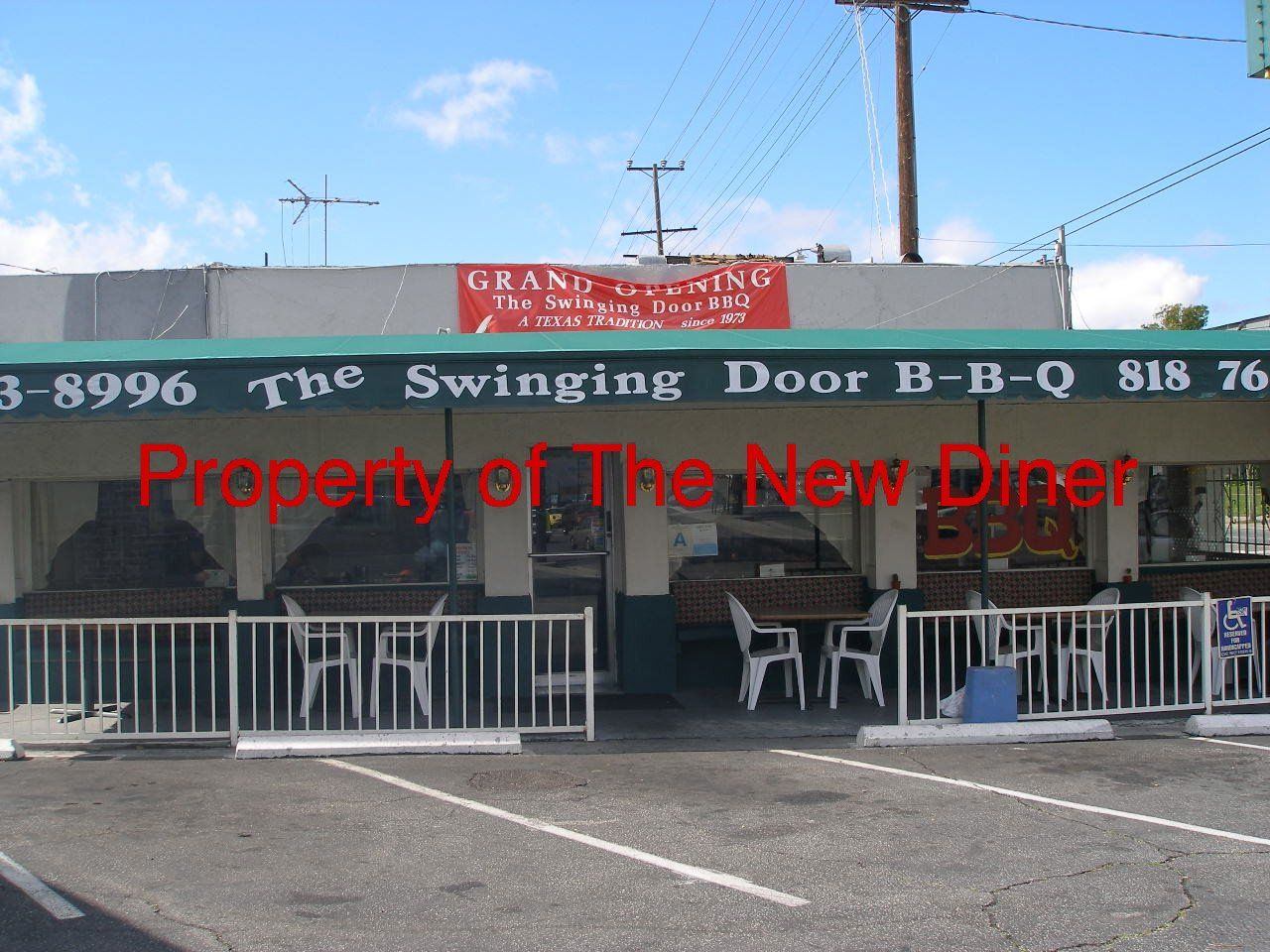 Sweeper reccomend Swinging door bbq