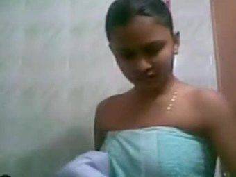 Bathing girl sri lanka