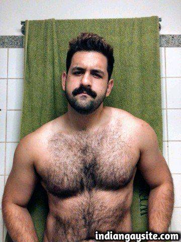 Earthshine recommend best of hairy man chest naked in bathroom picture