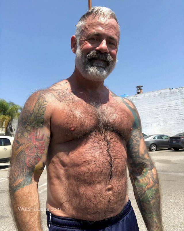 best of Dad hairy bearded man muscle nude