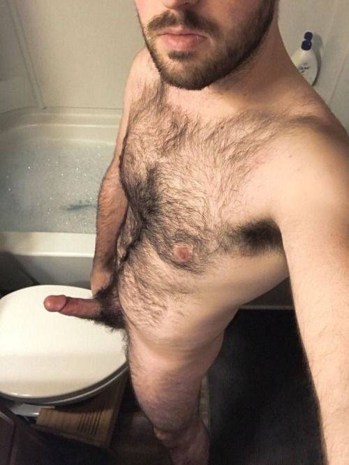 Boomerang reccomend hairy man chest naked in bathroom picture