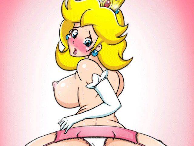 Princess peach butt and boobs